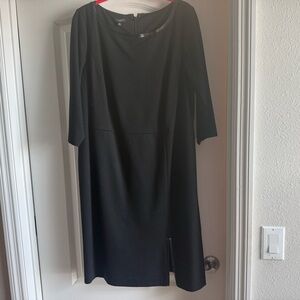 Talbots Classic Black Long Sleeve Dress